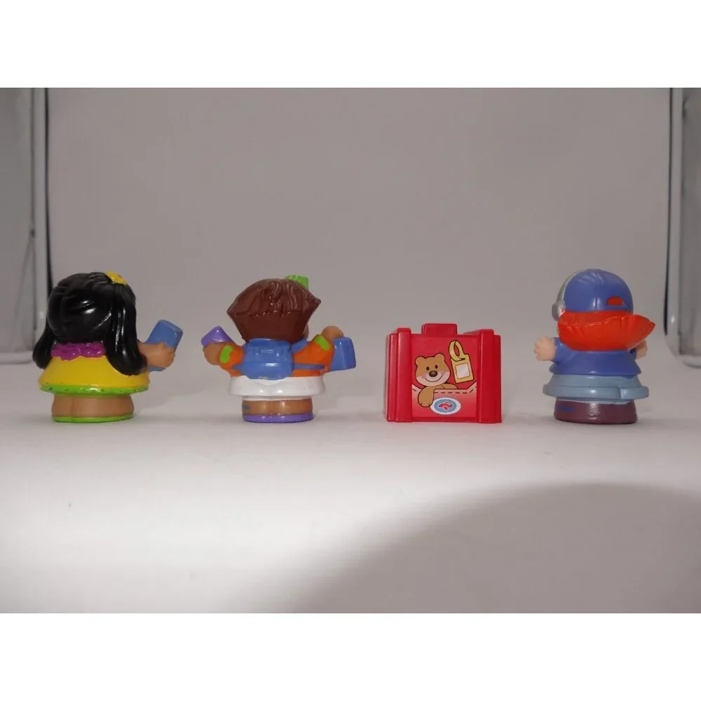 Fisher Price Little People Airplane Lights & Sound 2005 Suitcase 3 Little People